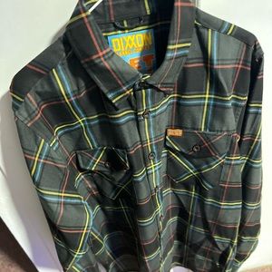 Men’s L Dixxon Get on Moto Fest button up